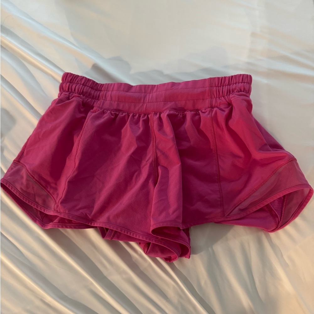 lululemon athletica Fuchsia Athletic Shorts